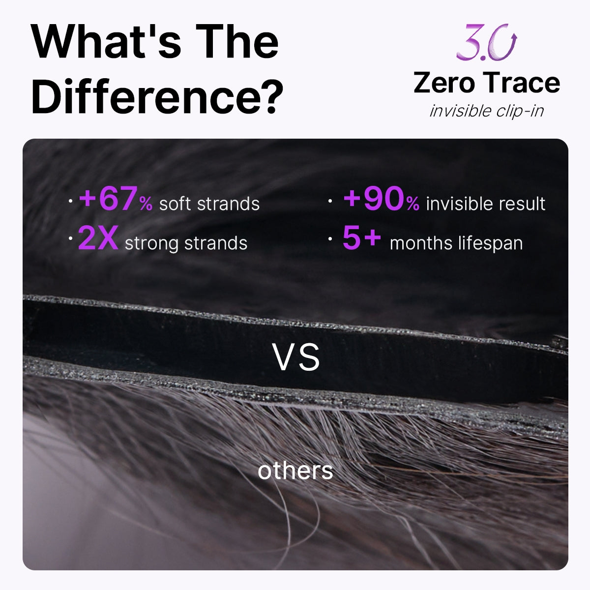 Yaki Straight 0.59mm Zero Trace Invisible Clip in Hair Extensions 100g 7pcs / 6pcs Seamless Blend & Lightweight for Daily Styling