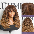 VIP ONLY | Luvme All-Day Comfort™ Wig 180% Density Ombre Blonde Highlight Loose Body Wave Glueless 7x6 Closure HD Lace Human Hair Wig with Bangs Pre-Cut Lace