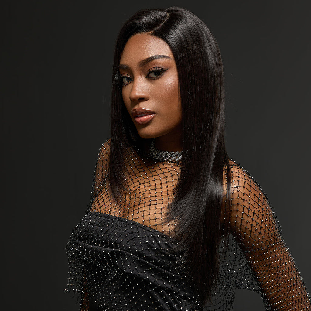 It Girl | RawMagic x Kim Kimble Icon Collection Silky Straight 13x6 Frontal HD Lace Wig with Drawstring Cap