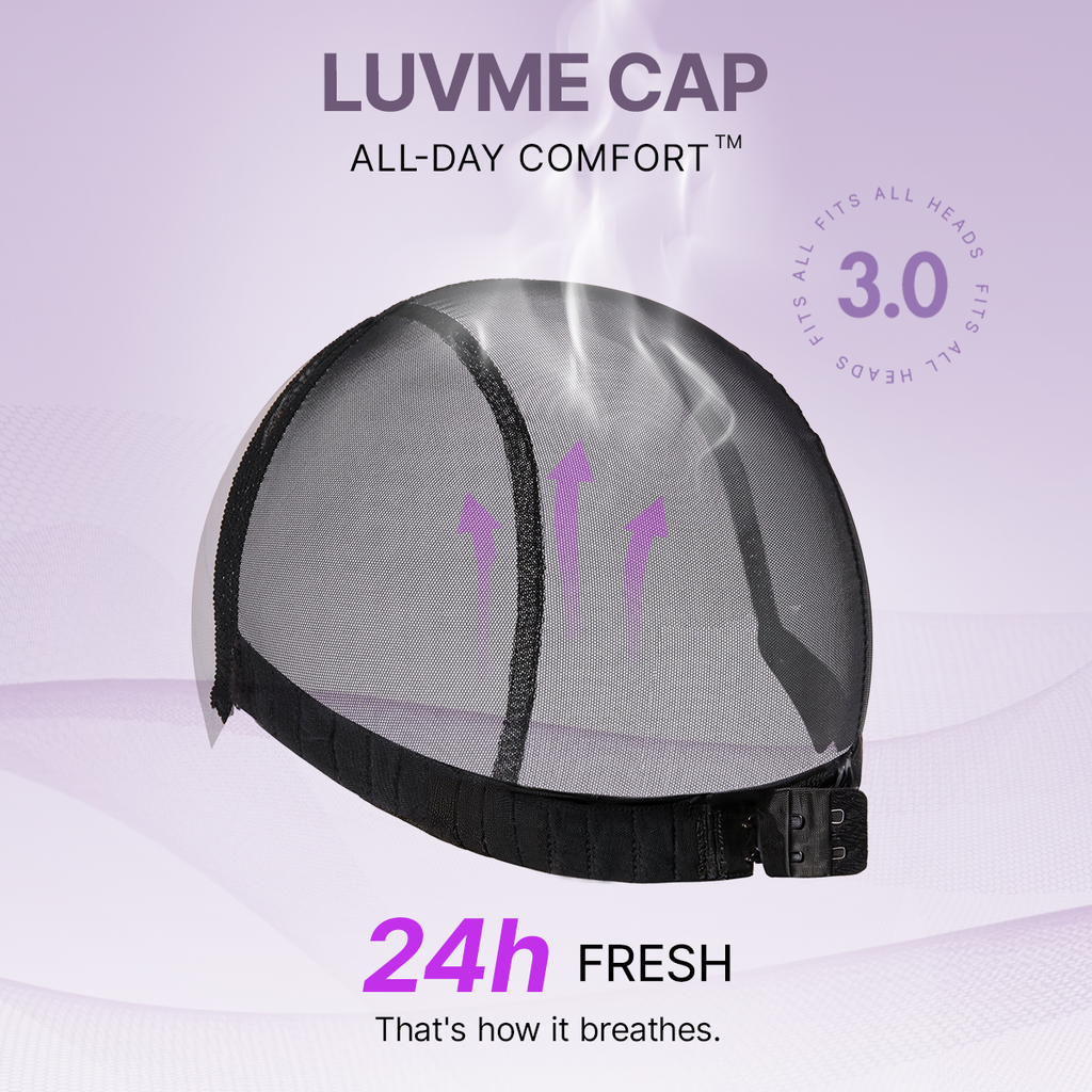 Luvme All-Day Comfort Wig 180% Density Rich Dark Plum Loose Body Wave PartingMax Glueless 7x6 Closure HD Lace Wig Pre-Cut Lace