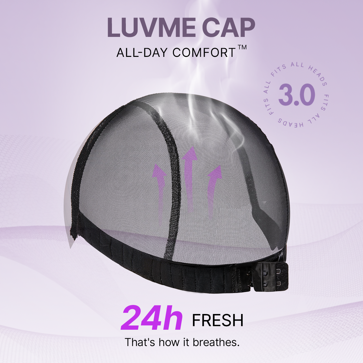 Luvme All-Day Comfort Wig 180% Density Rich Dark Plum Loose Body Wave PartingMax Glueless 7x6 Closure HD Lace Wig Pre-Cut Lace