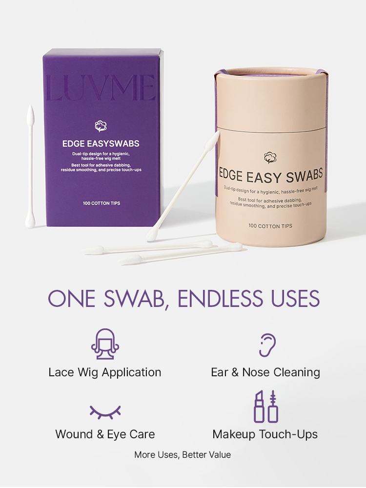 LUVME 200pcs Dual-Tip Cotton Swabs | Add-on Item
