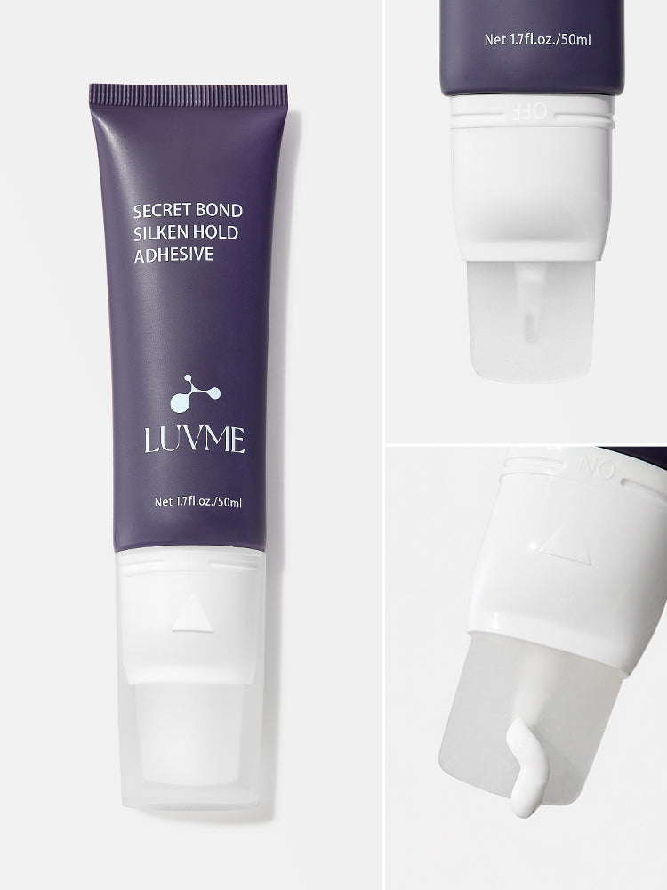US Only | LUVME Wig Hairline Glue - Silicone Applicator for Easy Mess-Free Application, Invisible Strong Hold