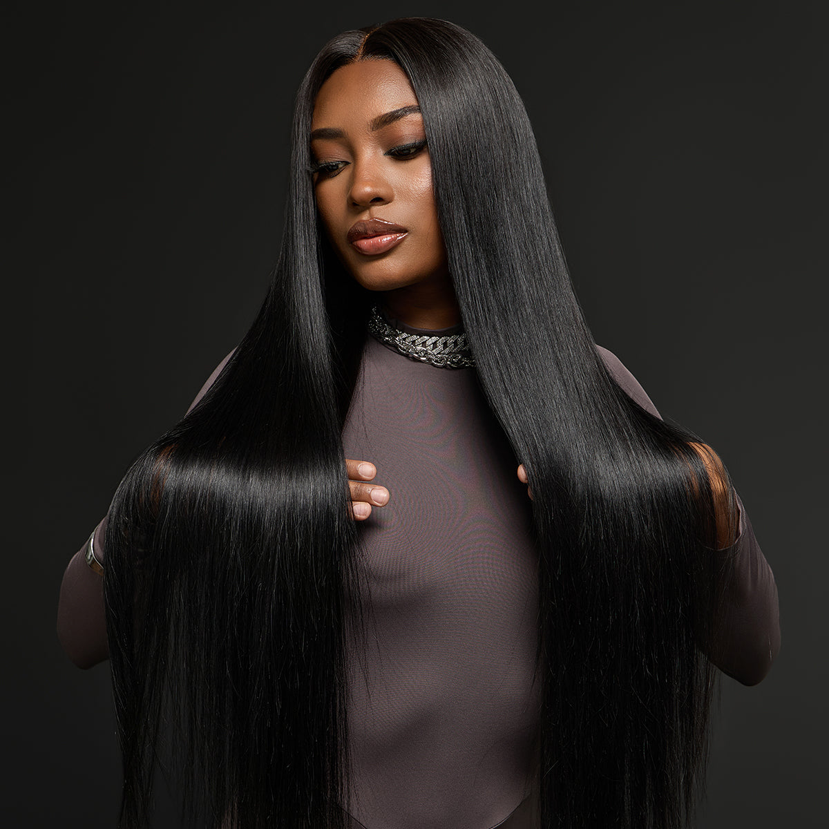 THE BUST DOWN | RawMagic x Kim Kimble Icon Collection Super Long Straight 13x6 Frontal HD Lace Wig with Drawstring Cap