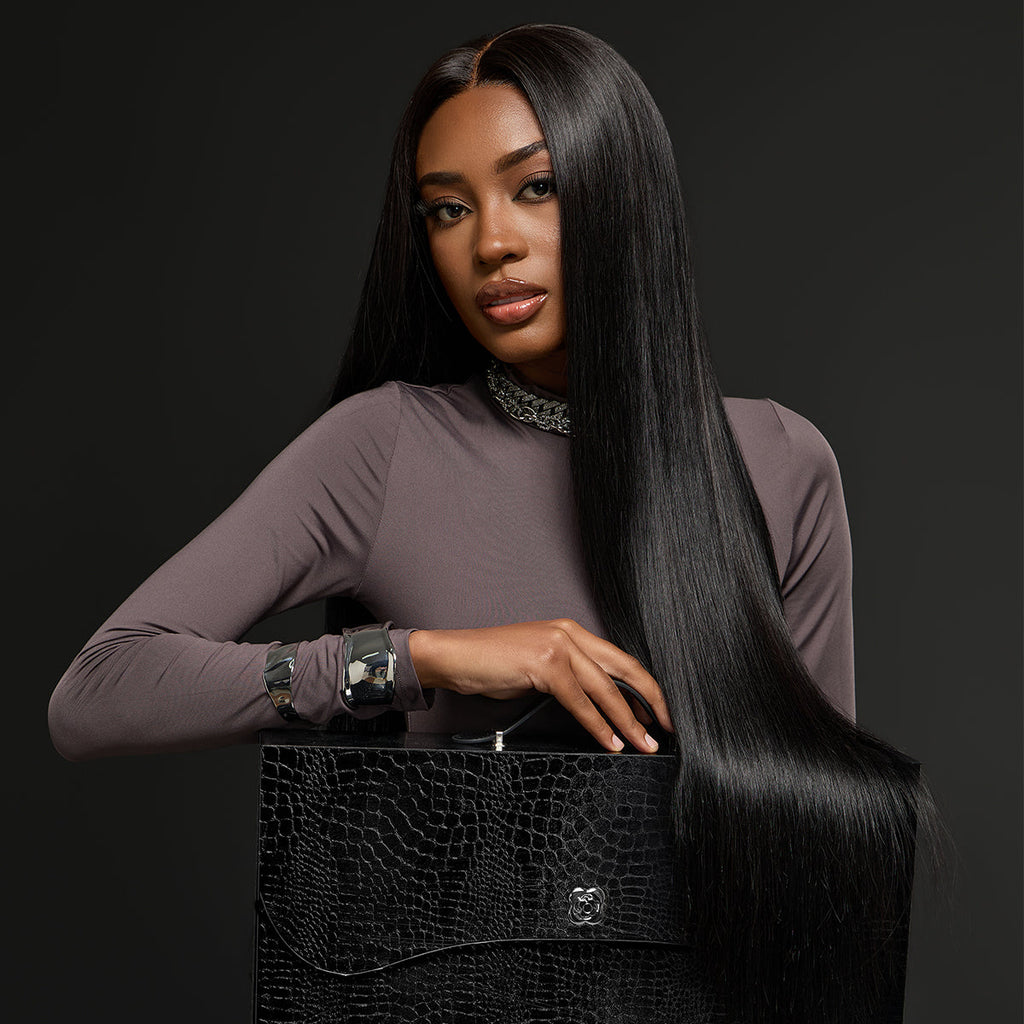 THE BUST DOWN | RawMagic x Kim Kimble Icon Collection Super Long Straight 13x6 Frontal HD Lace Wig with Drawstring Cap