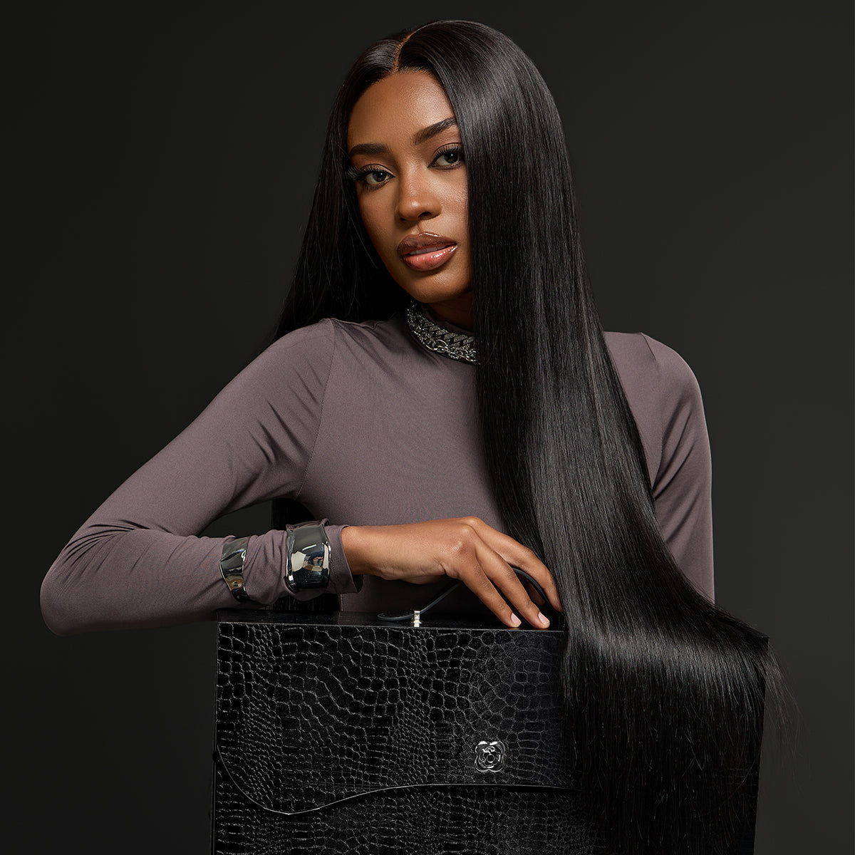 THE BUST DOWN | RawMagic x Kim Kimble Icon Collection Super Long Straight 13x6 Frontal HD Lace Wig with Drawstring Cap