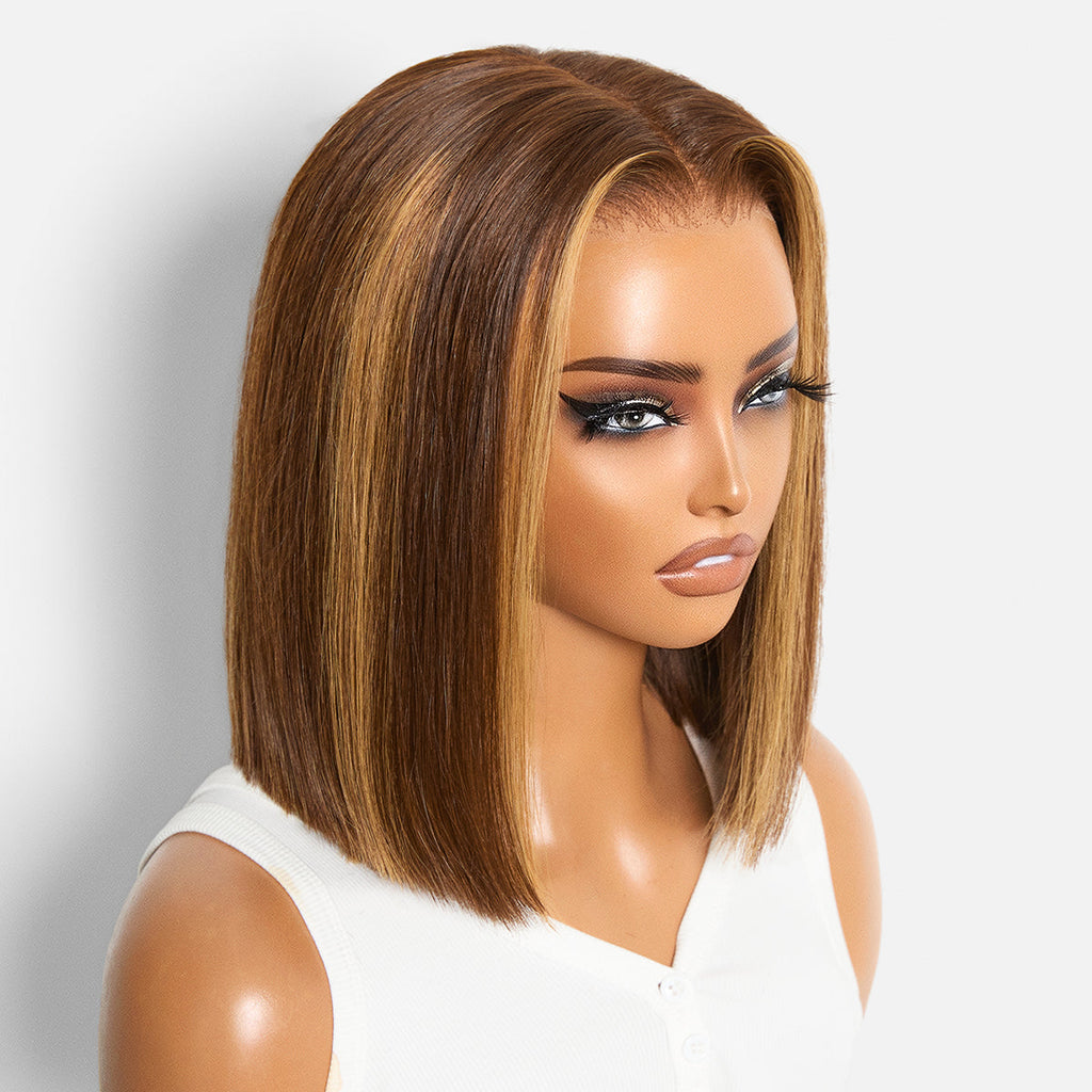 BOSS BOB | RawMagic x Kim Kimble Icon Collection 613 Blonde 13x6 Frontal HD Lace Bob Wig with Drawstring Cap Pre-cut Lace
