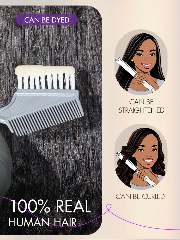 Luvme Too Easy Texture™ 3-In-1 Half Wig 180% Density Water Wave Glueless Flexi-Fit Drawstring Wig