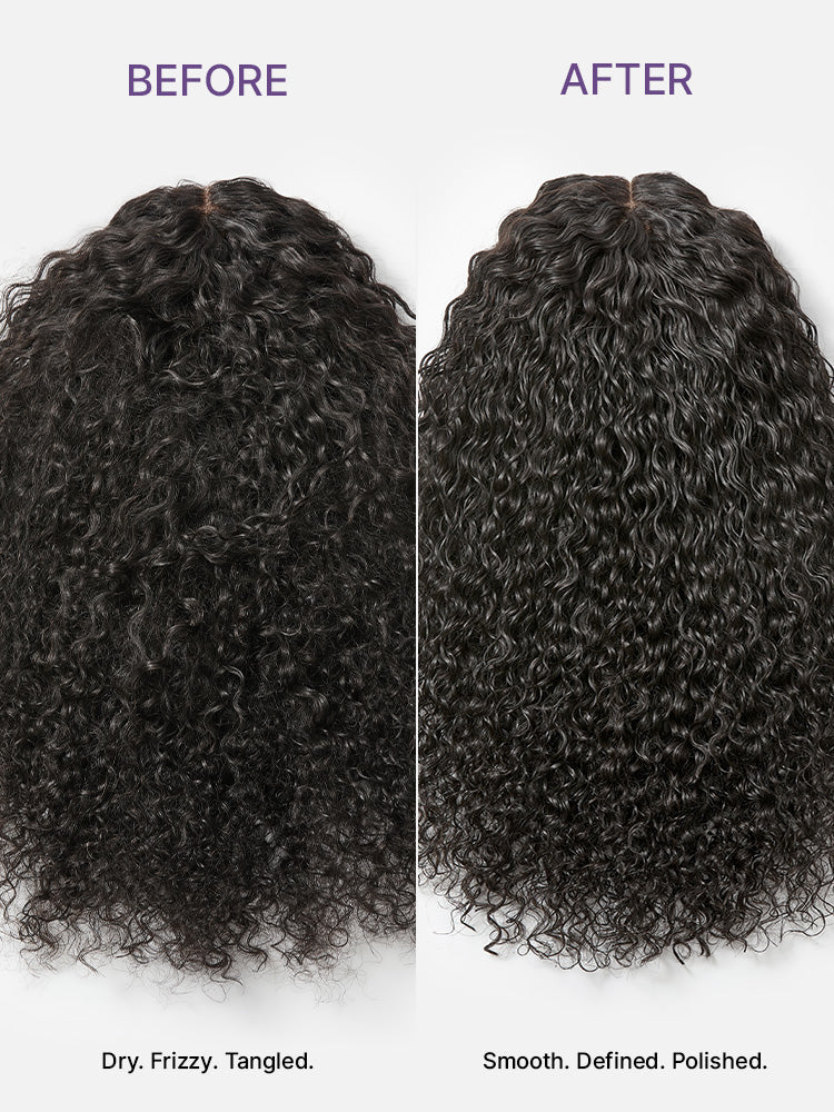 LUVME Curved Curl Repair Comb - Restores Shape and Smooths Messy Curls