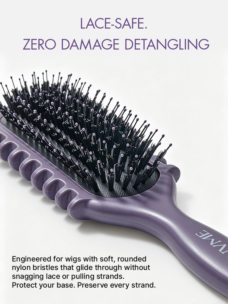 LUVME Curved Curl Repair Comb - Restores Shape and Smooths Messy Curls