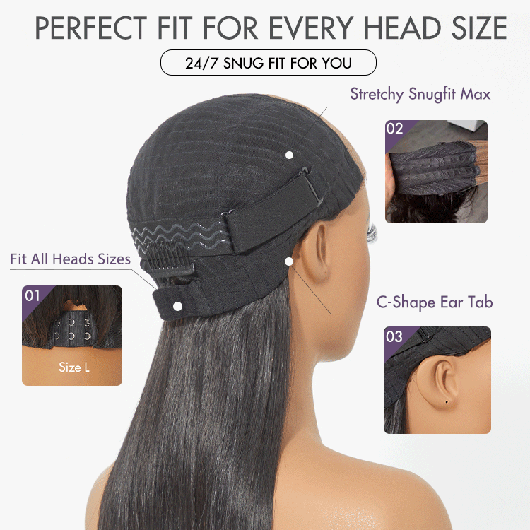 Luvme Hair 180% Density Honey Blonde Highlight Silky Straight Glueless 5x5 Closure HD Lace Long Wig