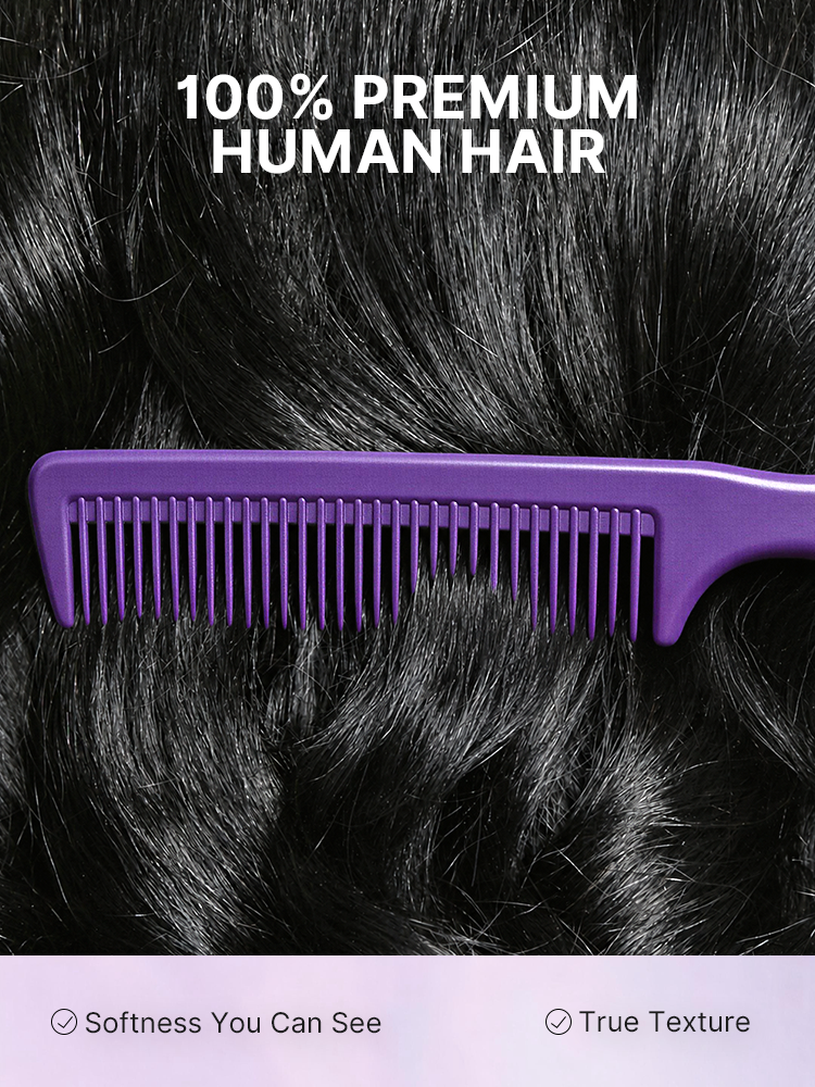180% Density Effortless Natural Black Kinky Straight 5x5 HD Lace Loose Wave Wig Pre-cut Lace