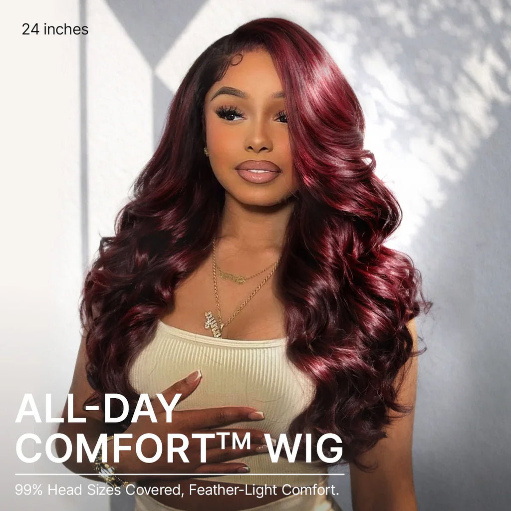 Luvme All-Day Comfort™ Wig PartingMax Glueless 7x6 Closure HD Lace Loose Body Wave Long Wig Pre-Cut Lace