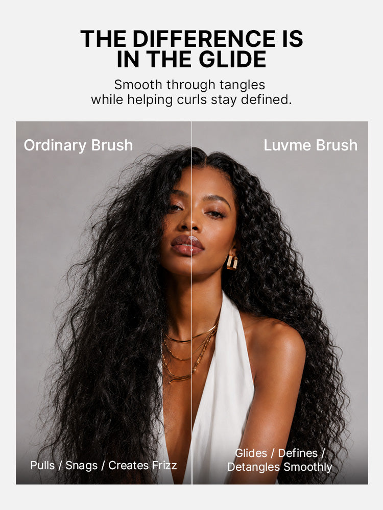 LUVME Small Curl Styling Comb | Tailored for Braids and Kinky Coily Wigs