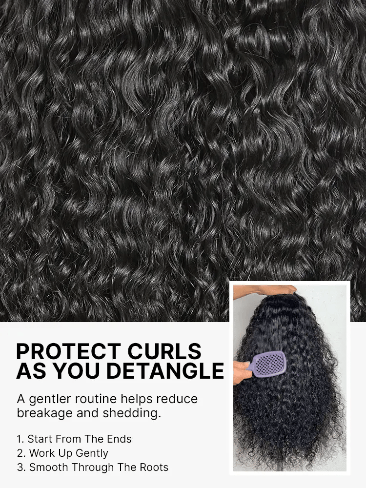 LUVME Small Curl Styling Comb | Tailored for Braids and Kinky Coily Wigs
