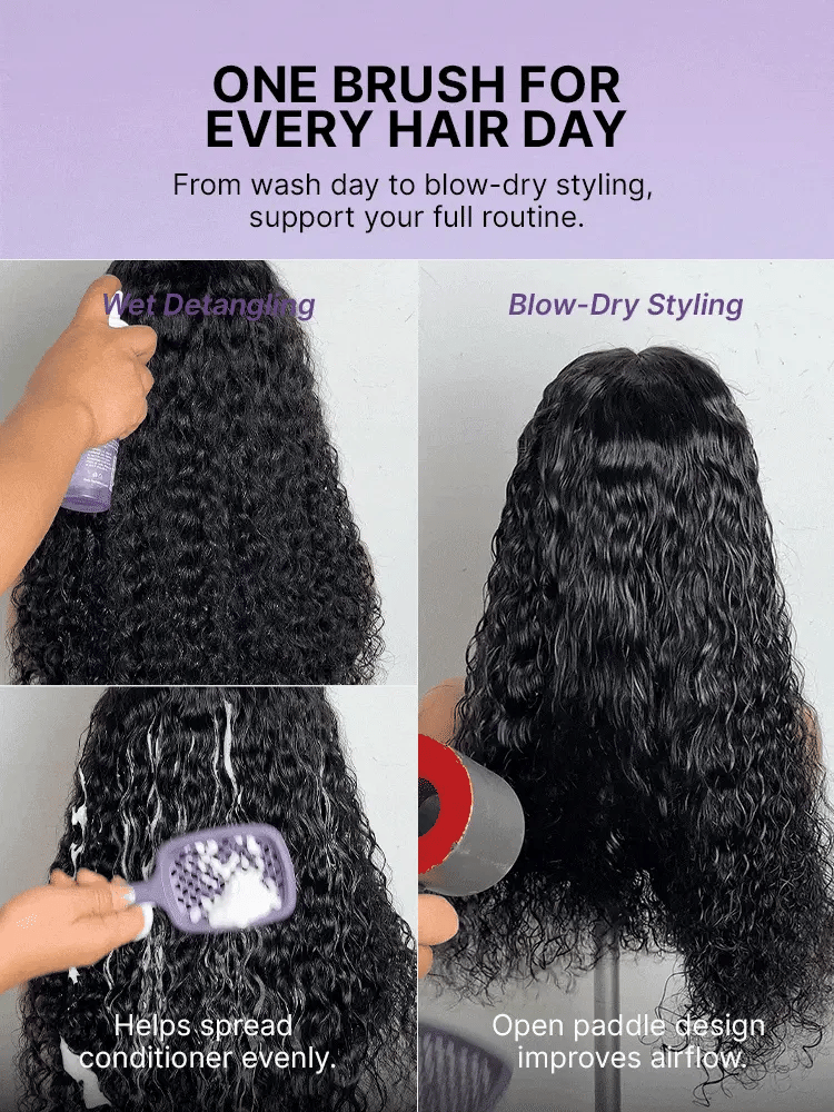 LUVME Small Curl Styling Comb | Tailored for Braids and Kinky Coily Wigs
