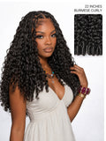 Miracle Knots Crochet Hair Burmese Curly | Wet and Wavy Water Wave | Kinky Straight for Boho Braids | Crochet Weaves | Fulani Braids | Twists Pre-Separated Lightweight Full & Soft Pre-Looped Human Hair Extensions Protective Style