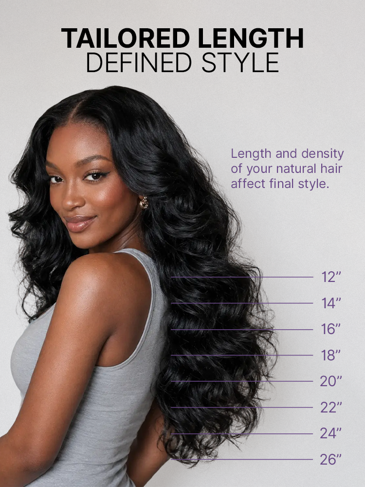 RawMagic Luxe Bundles - 1pc Raw Virgin Human Hair Body Wave 100% Unprocessed Natural Soft Shiny Long-Lasting Hair Extensions US Only