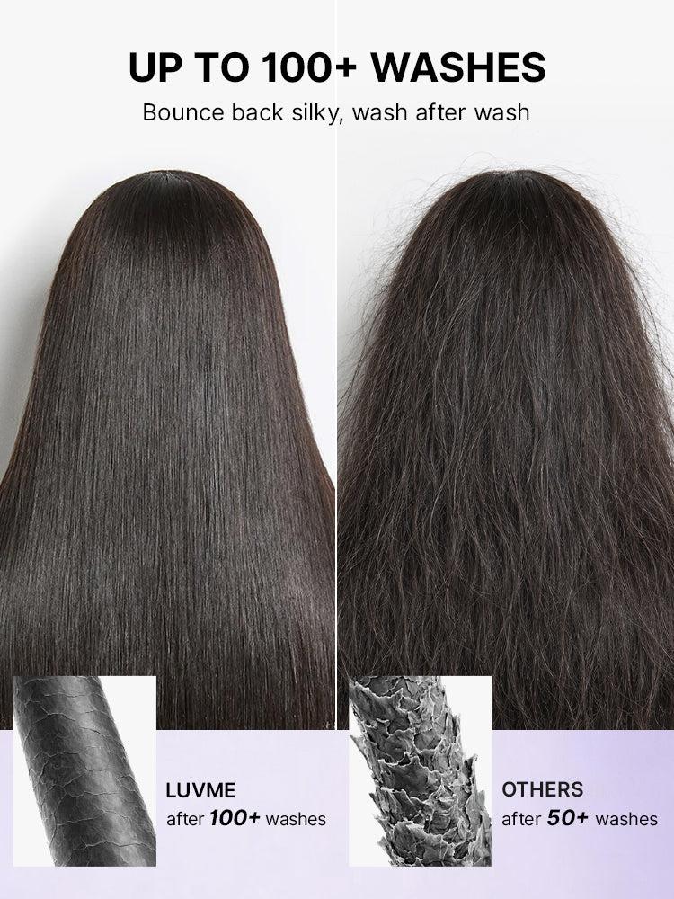RawMagic Luxe Bundles - 1pc 100% Unprocessed Raw Human Hair Natural Shiny Soft Long-lasting Premium Straight Hair Weft US Only