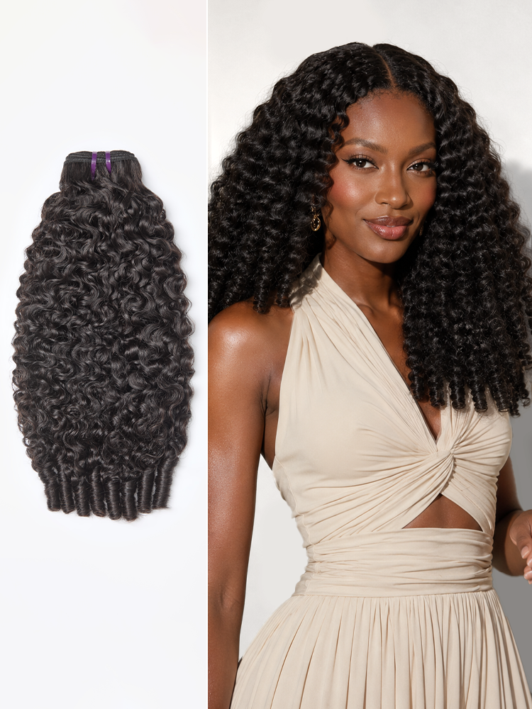 1pc Soft & Voluminous Burmese Curly 100% Virgin Human Hair Bundles