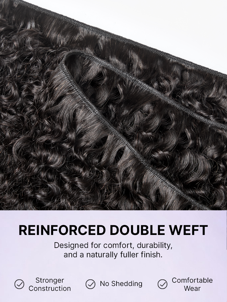 1pc Soft & Voluminous Burmese Curly 100% Virgin Human Hair Bundles