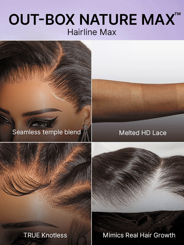 NatureMAX™ 200% Density Loose Wave Glueless 13x6 HD Lace Front Wig Human Hair Pre-Cut Lace Flexi-Fit Drawstring Cap