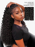 Miracle Knots Crochet Hair Burmese Curly for Boho Braids | Crochet Weaves | Fulani Braids | Twists Pre-Separated Lightweight Full & Soft Pre-Looped Human Hair Extensions Protective Style