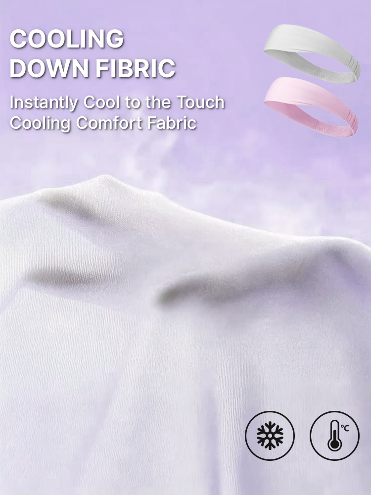 New Customers Only | Beginner Friendly Water-Wave Wet and Wavy Headband Wig with Integrated Cooling Silk Headband, Effortless Wet-to-Dry Transformation (Get 2 Free Headbands)