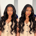 Special Deal | Jet Black Loose Body Wave Glueless 5x5 Closure Lace Wig Pre-cut Lace