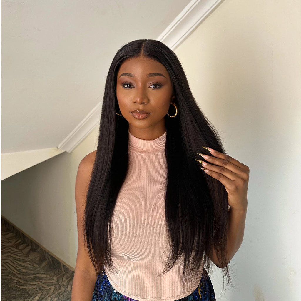 Special Deal | Silky Straight Glueless Ear-to-ear 13x4 HD Lace Front Wig Pre-Cut Lace - US Only