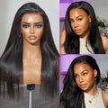 Special Deal | Nature Max Yaki Straight Ear-to-ear Glueless 13x6 Frontal HD Lace C Part Wig Pre-cut Lace - US Only