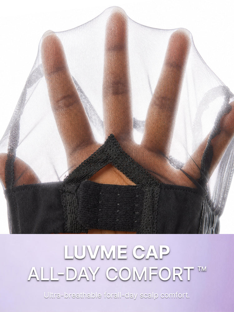 AiryFit™ Scalp Care Wigs - Silky Straight Middle Part Glueless 5x5 Closure Lace Long Wig Pre-Cut Lace