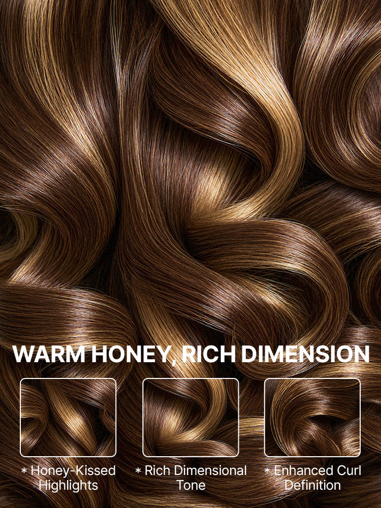 Classic Old Money Honey Blonde Highlight Wavy Glueless Minimalist HD Lace Wig Pre-cut Lace