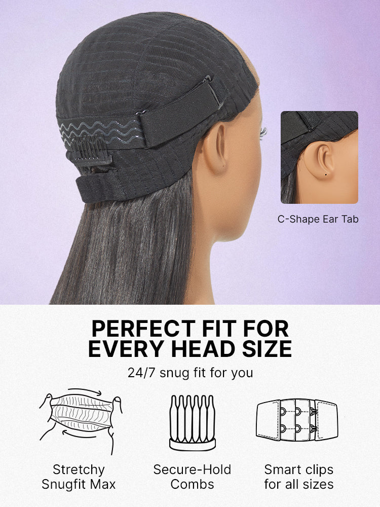 All-Day Comfort Honey Blonde Face-Framing Highlights Blow Out Layered Cut Glueless 5x5 Closure Lace Bob Wig Pre-cut Lace