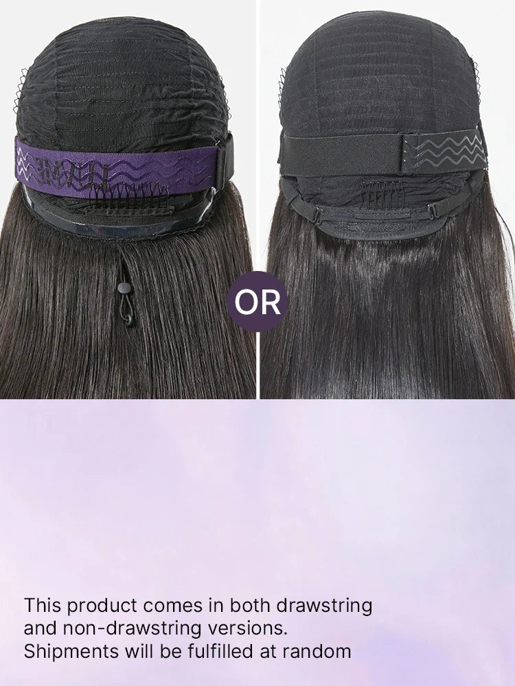 PreMax Wigs | Super Natural Hairline Silky Straight Glueless 13x4 Frontal Lace Wig Human Hair Pre-Cut Lace