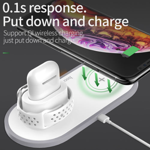 3 in 1  Wireless Charger Pad for
