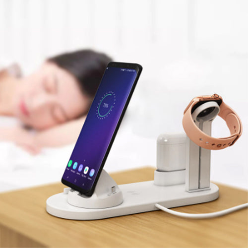 3 in 1 Charging Dock Holder For Apple Watch iPhone X XS XR MAX 7 8 Plus Airpods Dock Wireless Charger Stand Station Mounts Base