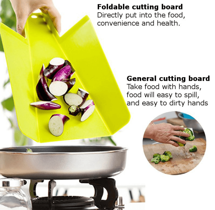 Spill Proof Foldable Cutting Board