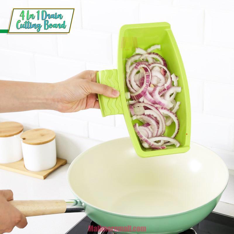 4 In 1 Drain Cutting Board