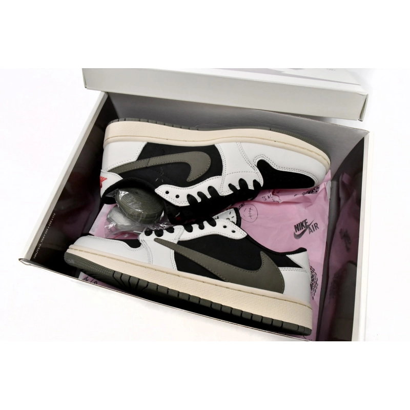 Travis Scott x Air Jordan 1 Low OG Olive DZ4137-106