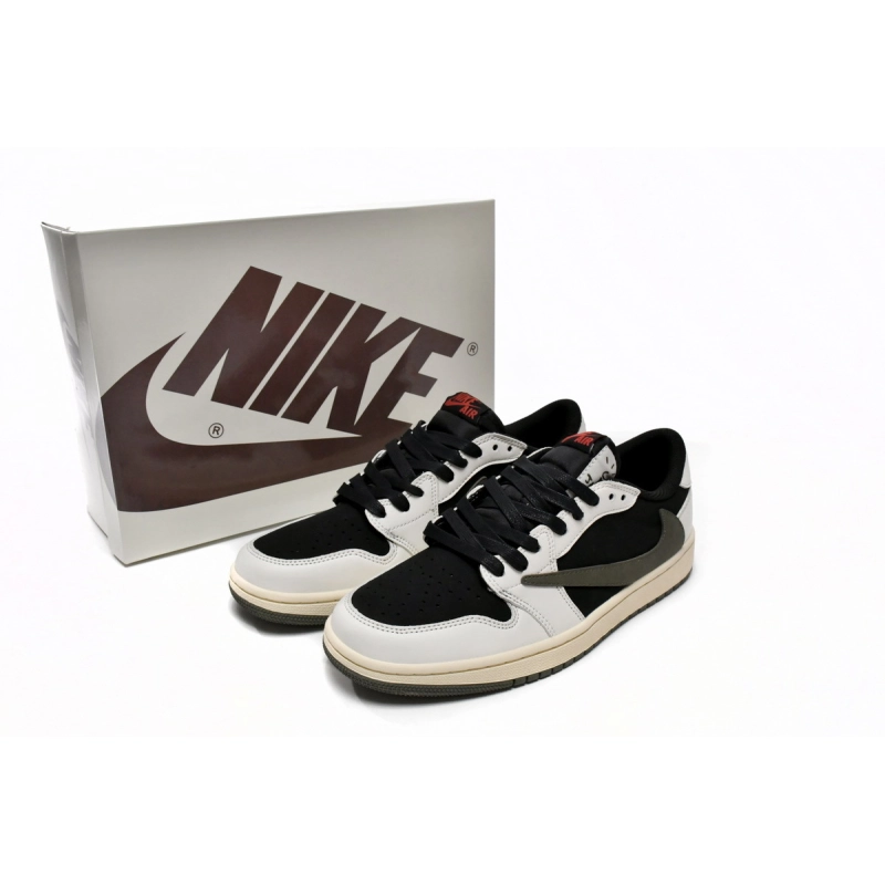 Travis Scott x Air Jordan 1 Low OG Olive DZ4137-106