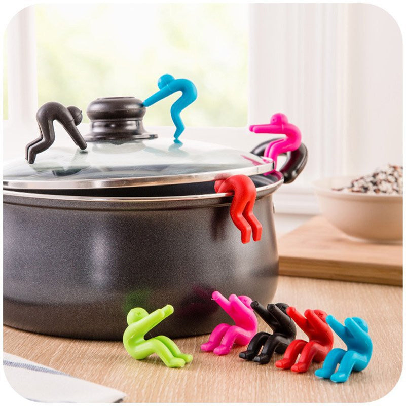 Creative  Kitchen Gadgets Raise The Lid Overflow Device
