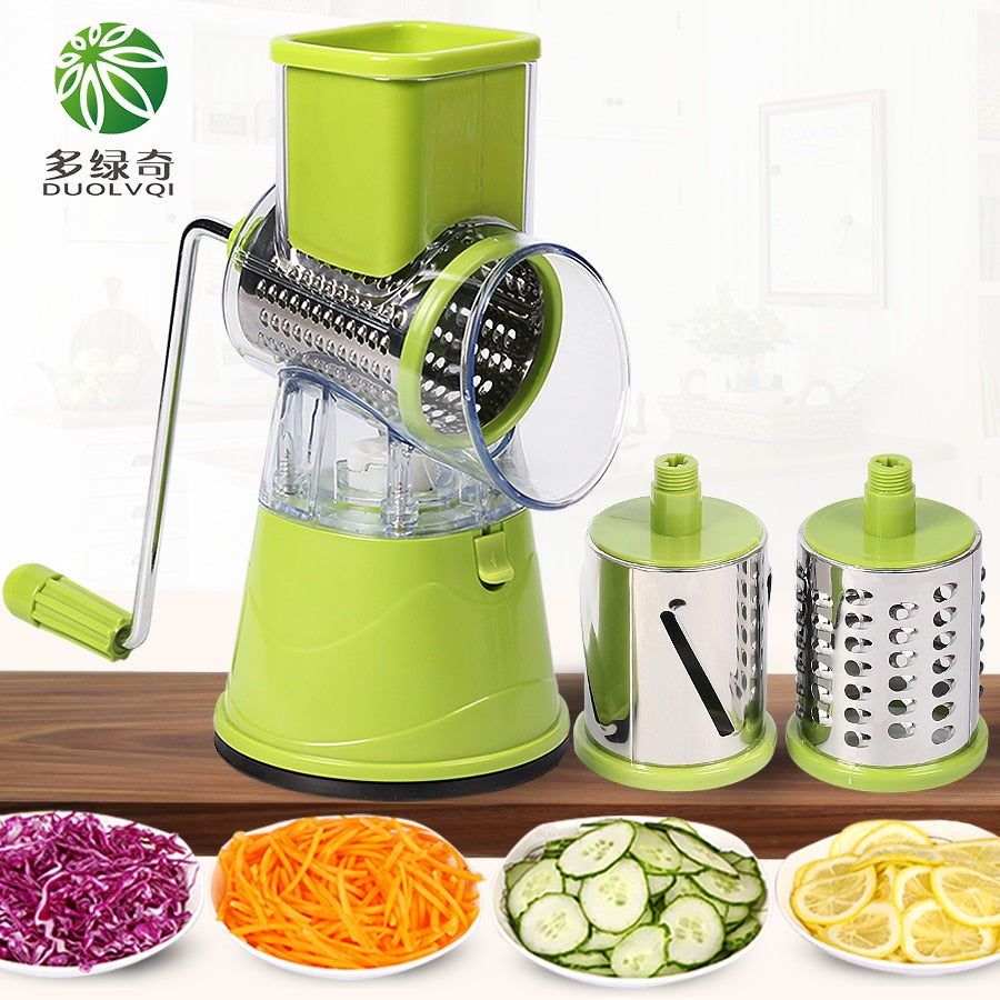 Kitchen Multifunctional Round  Manual Slicer