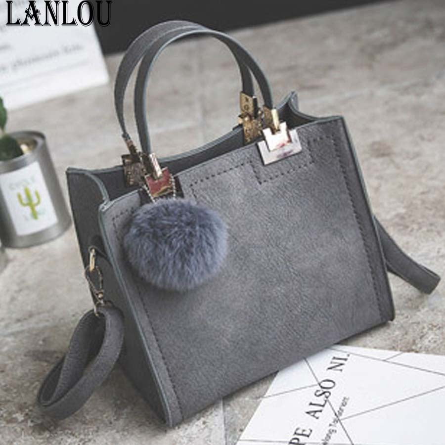 designer Scrub leather luxury handbags women bags