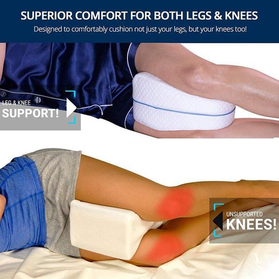 Orthopedic Leg Pillow With Memory Foam