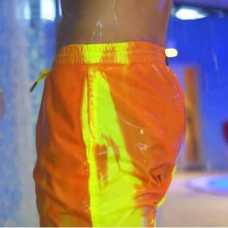 Temperature-sensitive color-changing beach pants swim trunks