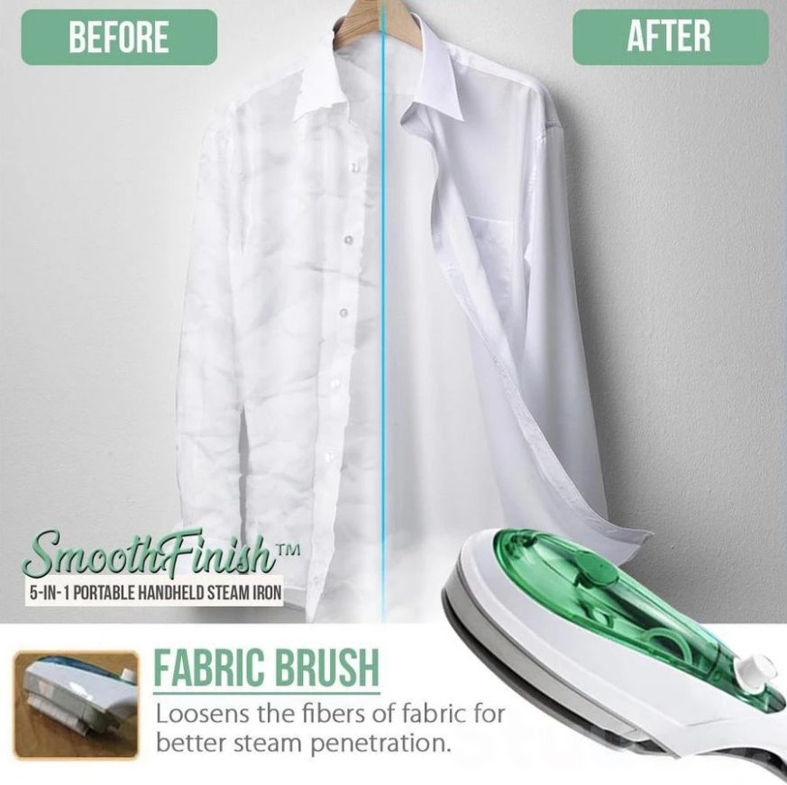 SMOOTHFINISH™ 5-IN-1 PORTABLE HANDHELD STEAM IRON