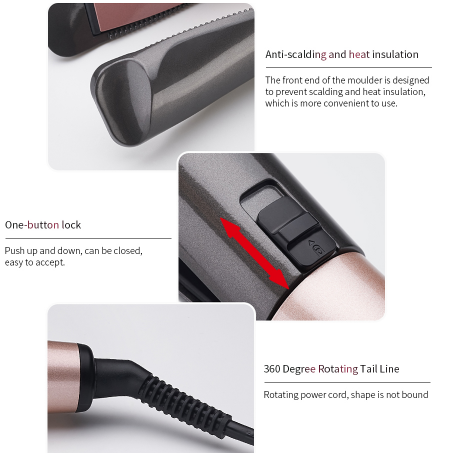 2 in 1 Ceramic Curling Iron hair curler