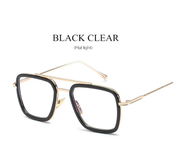 Men Vintage Steampunk Sunglasses Brand Designer Tony Stark Iron Man Goggles Retro Windproof Steam Punk Sun Glasses UV400