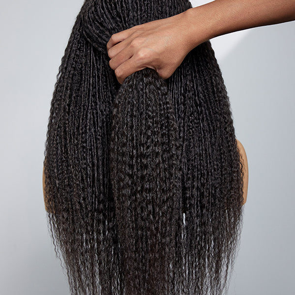 LUVME TWIST | Dreadlock Style 5x5 Closure Lace Glueless Wig Mid Part Long Wig - US ONLY